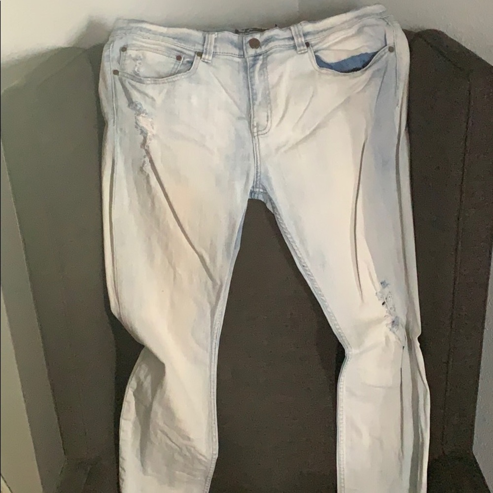 Light Faded Denim Jeans